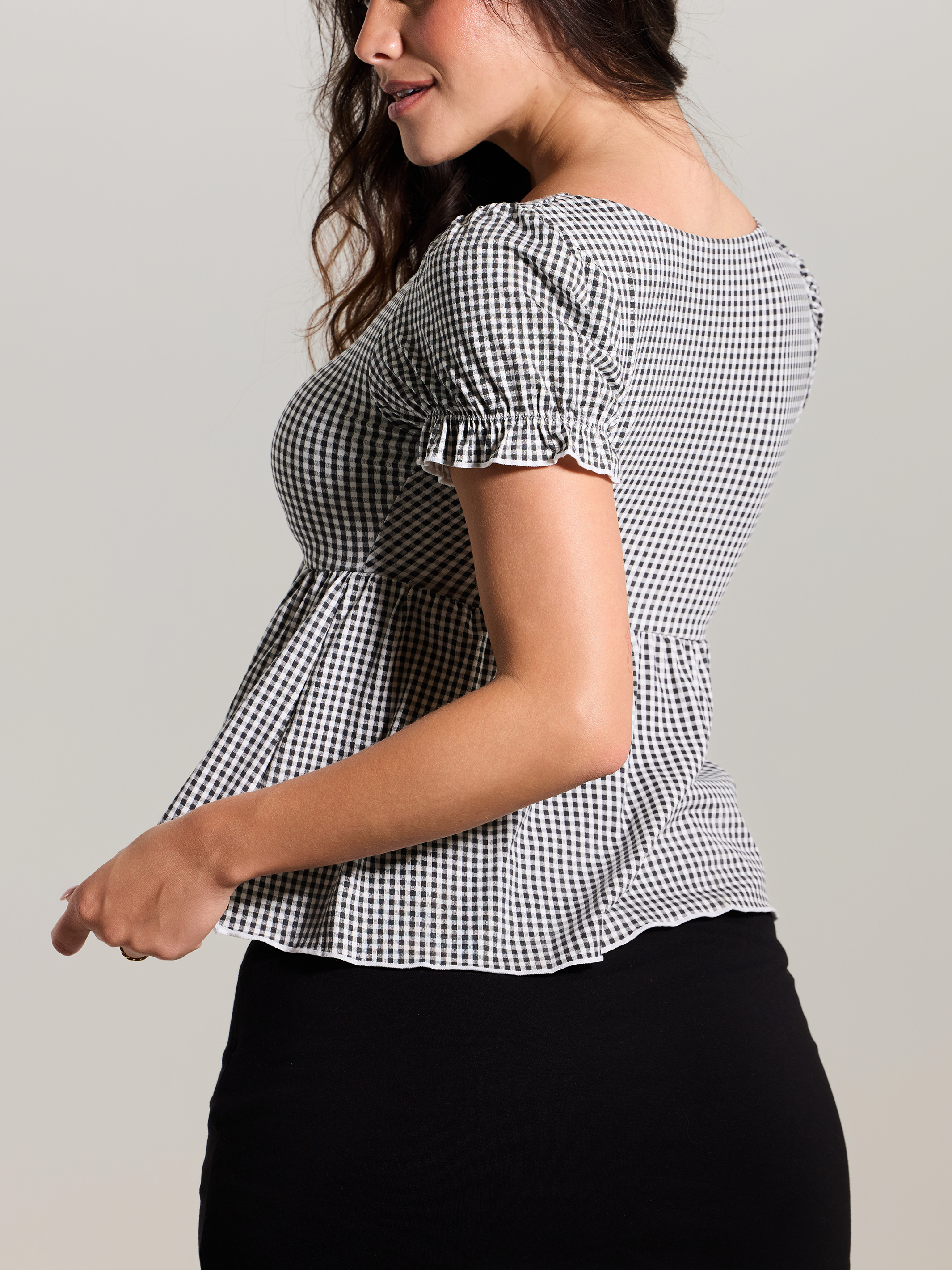Black and White Gingham