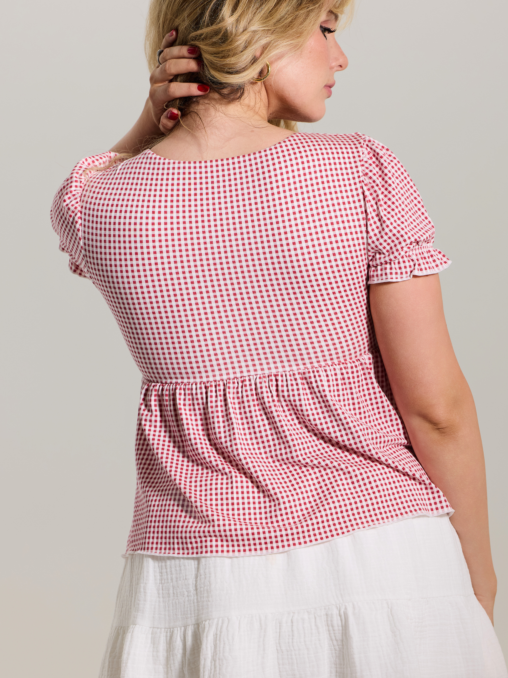 Red and White Gingham