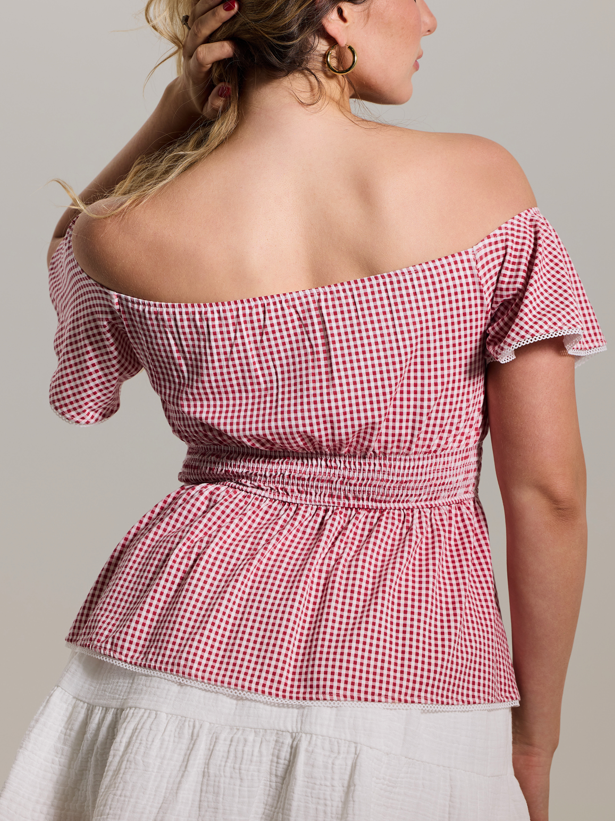 Red and White Gingham