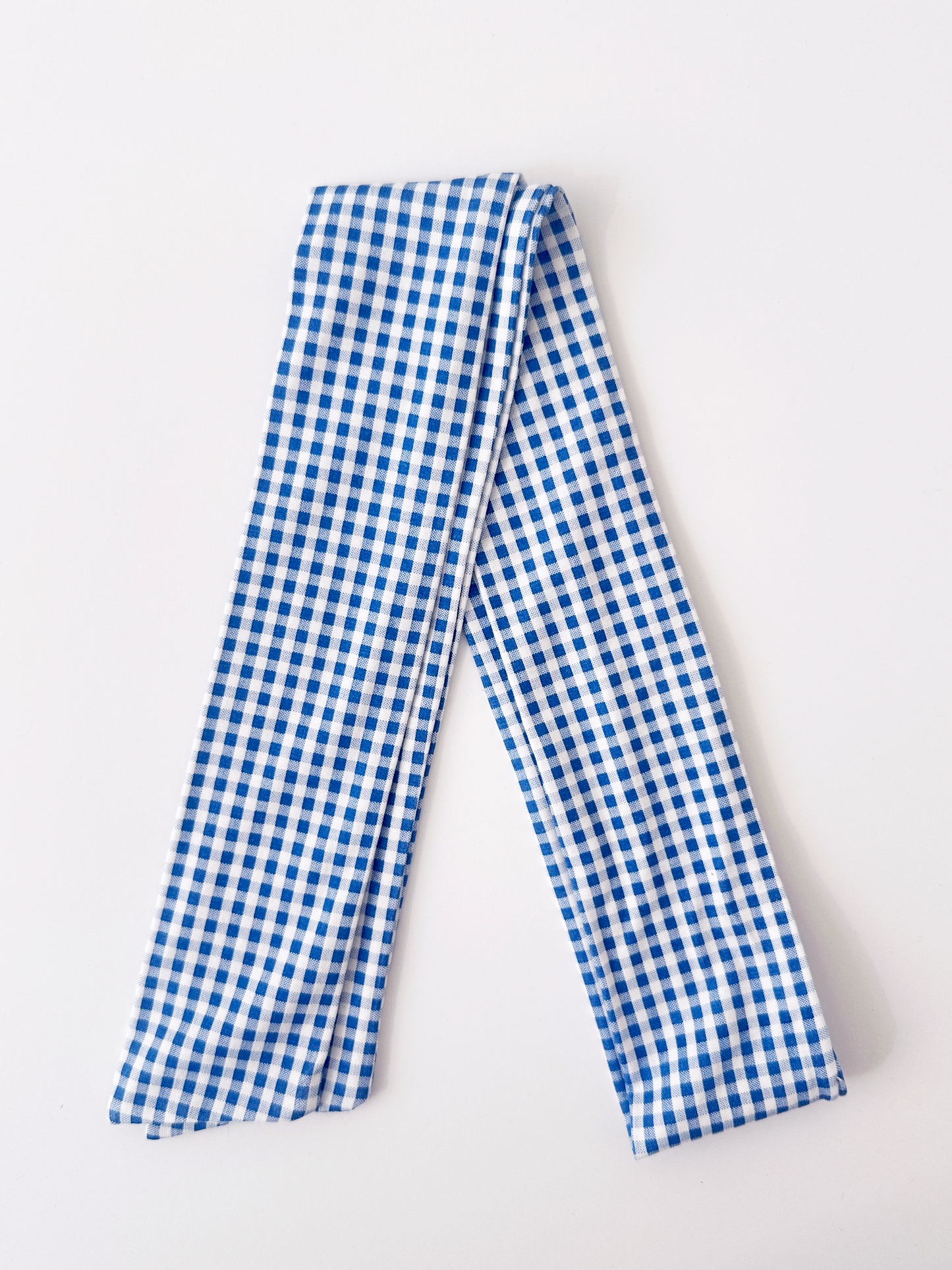 --Blue and White Gingham