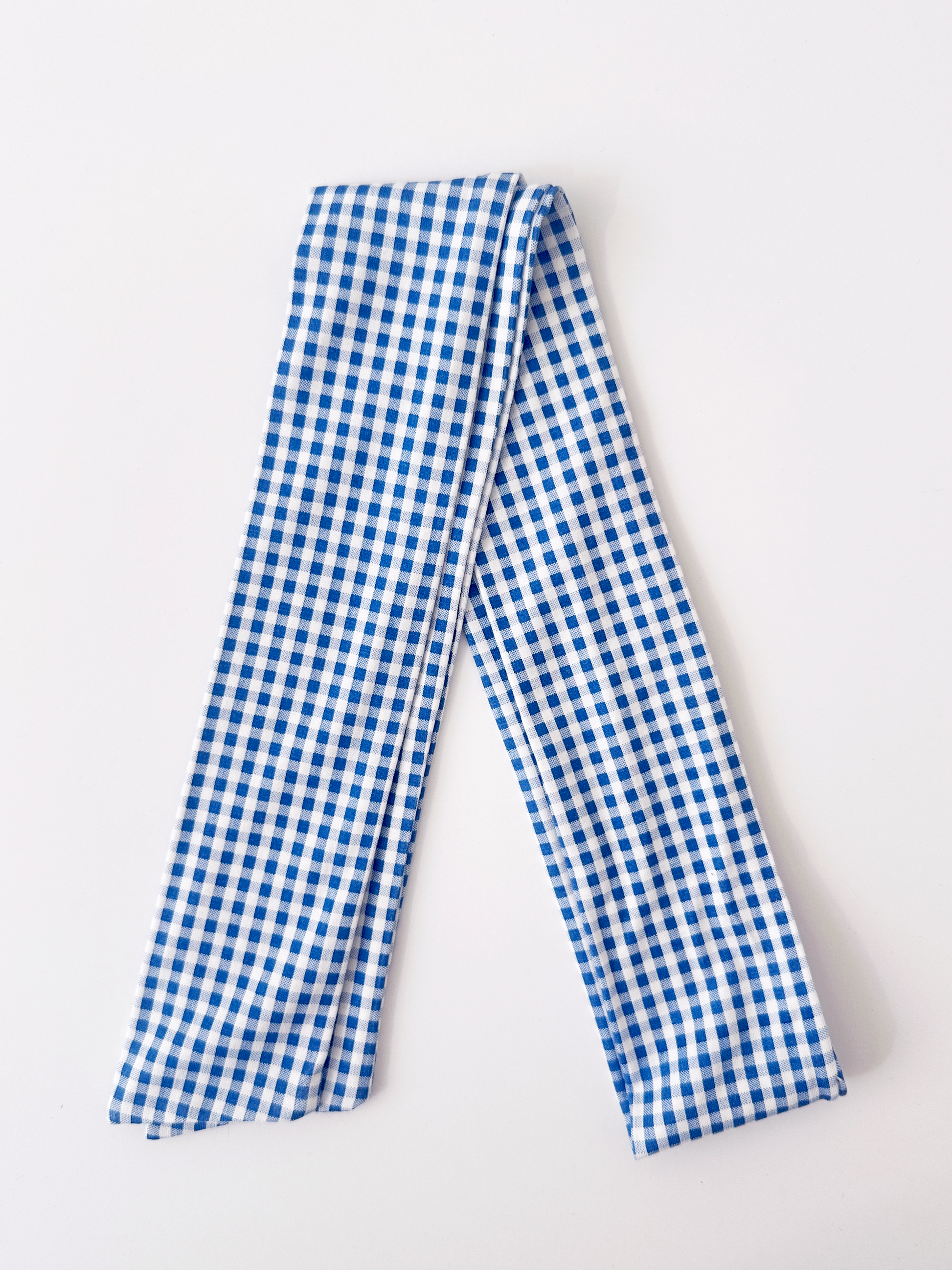 --Blue and White Gingham