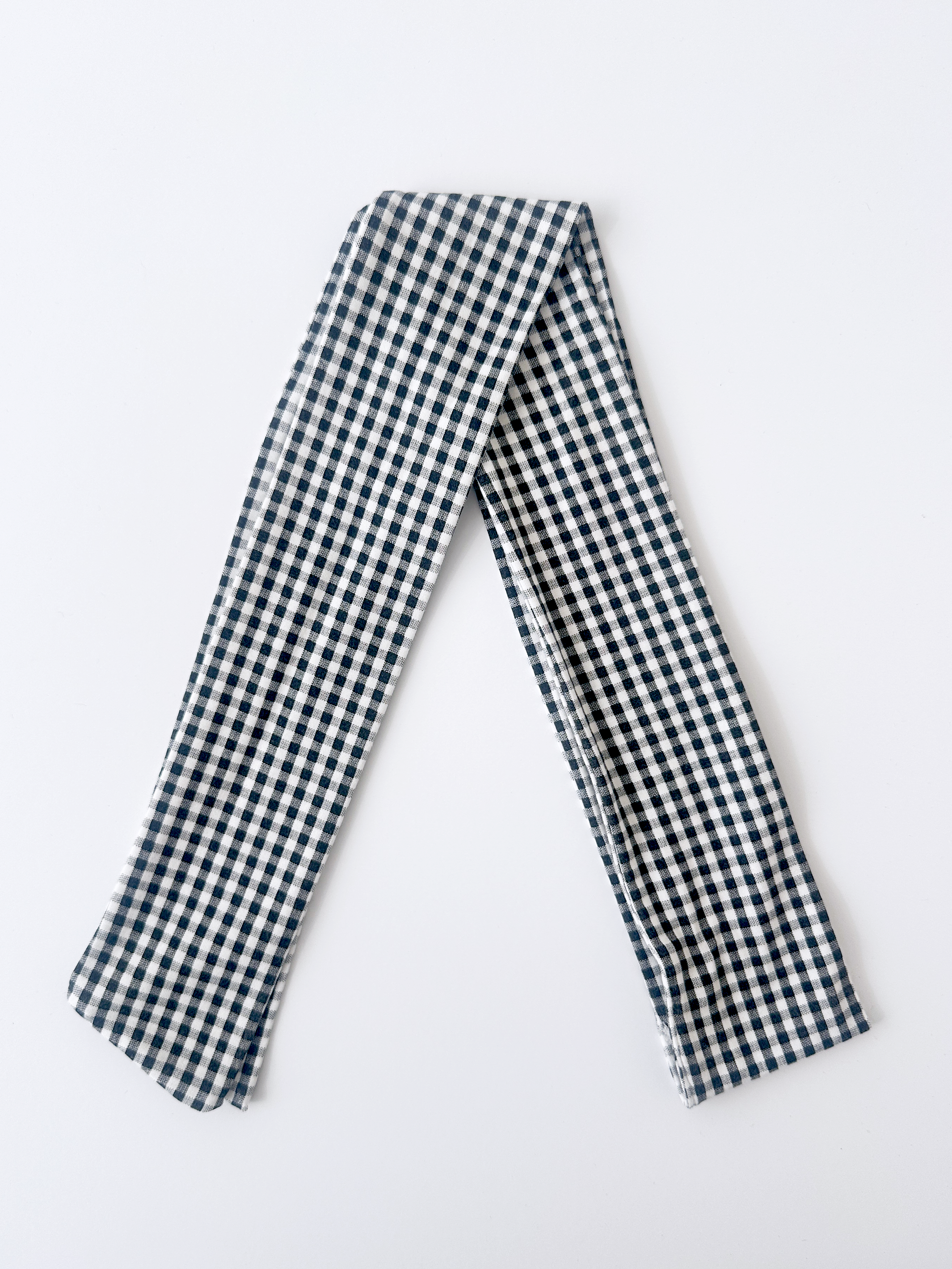 --Black and White Gingham
