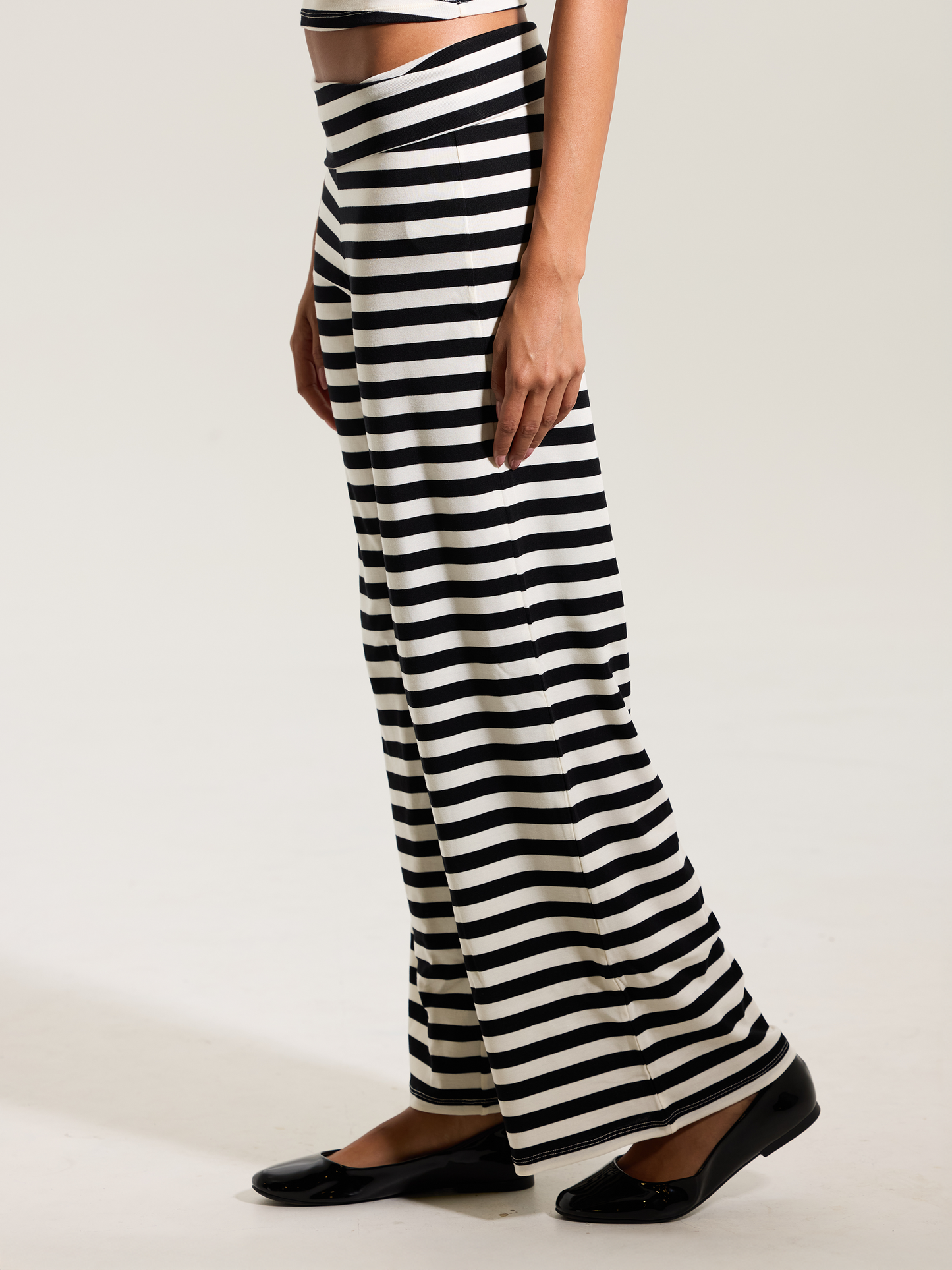 --Black and Cream Stripes
