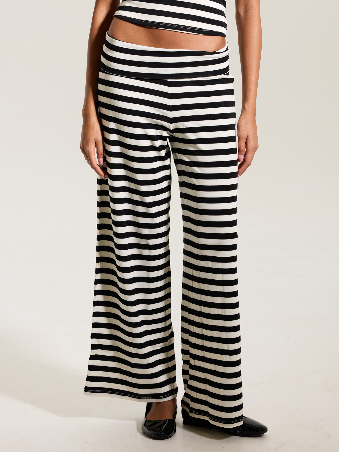 --Black and Cream Stripes
