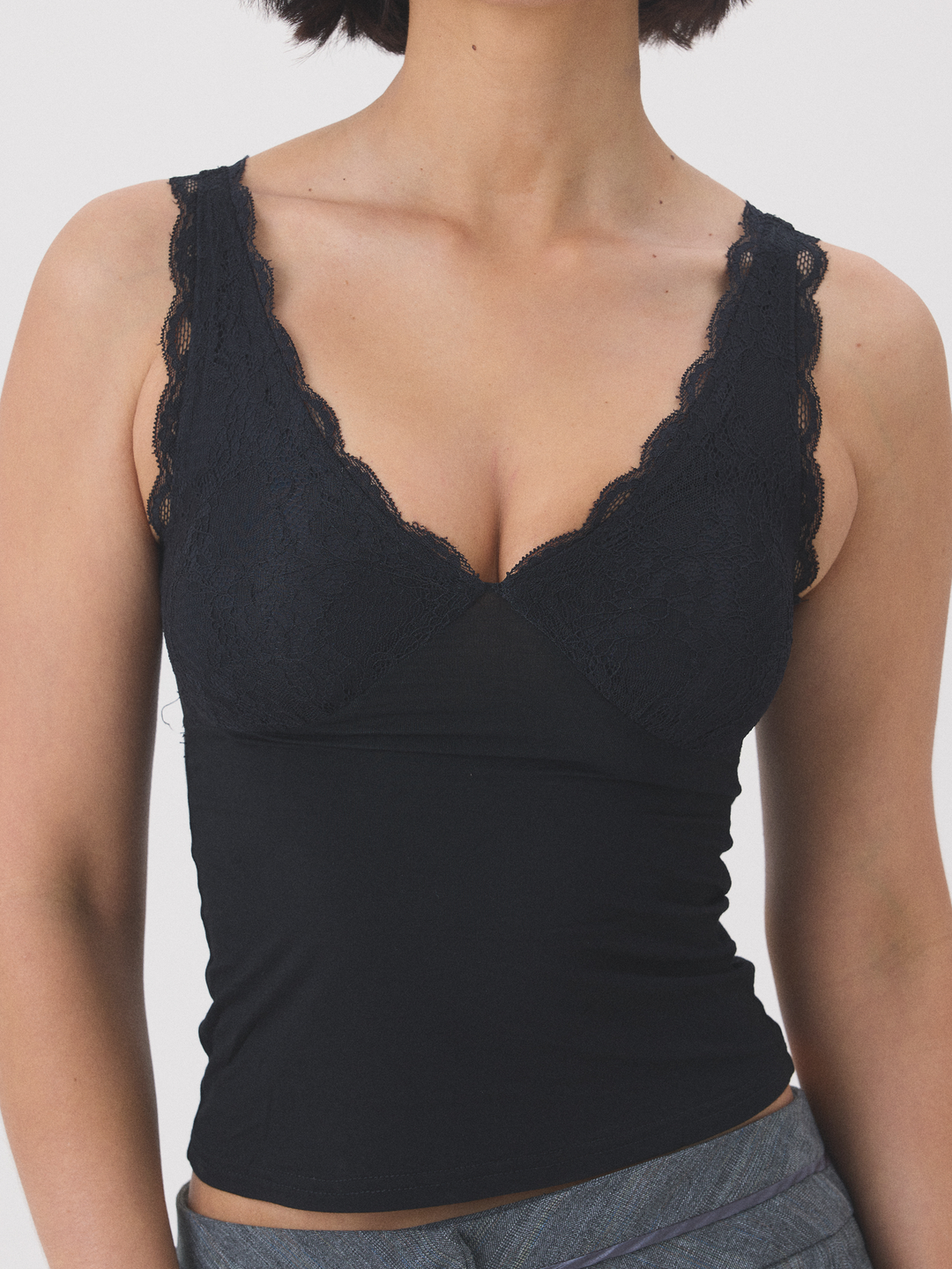 Lace V-Neck Tank