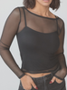 double layered mesh longsleeve