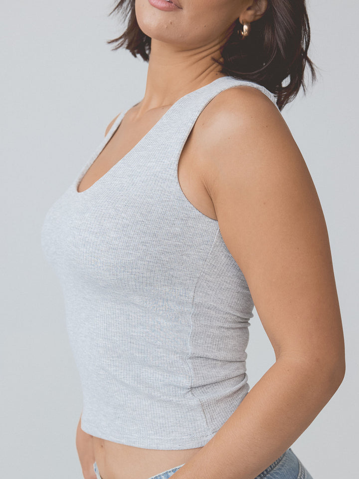 Ribbed Scoop Tank Brami