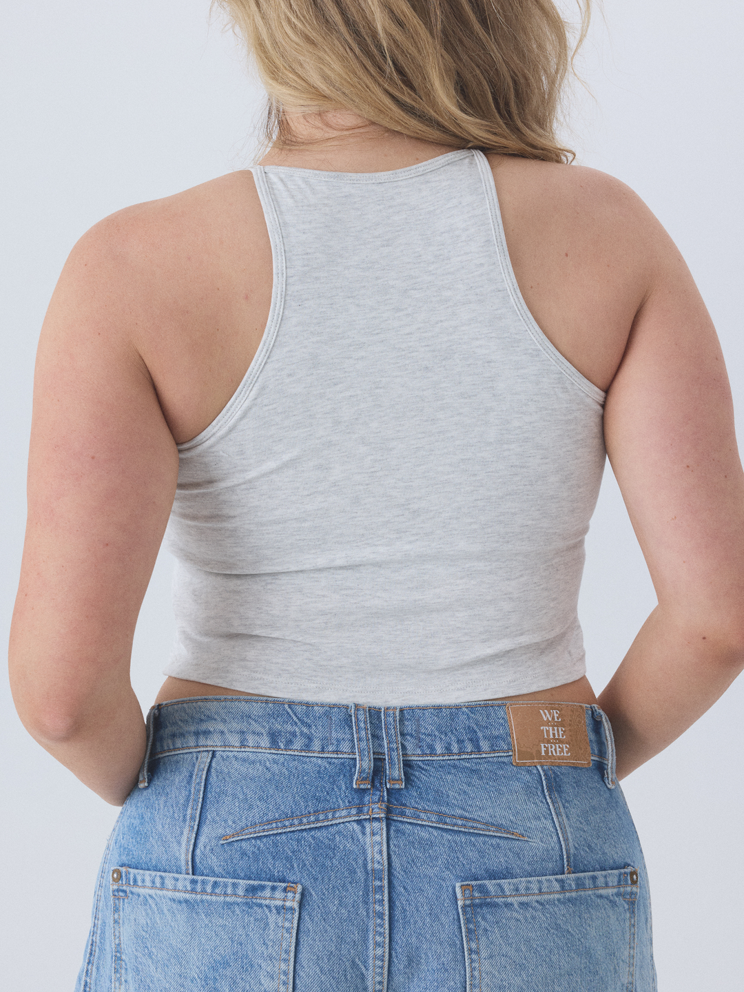 Solid High Neck Crop