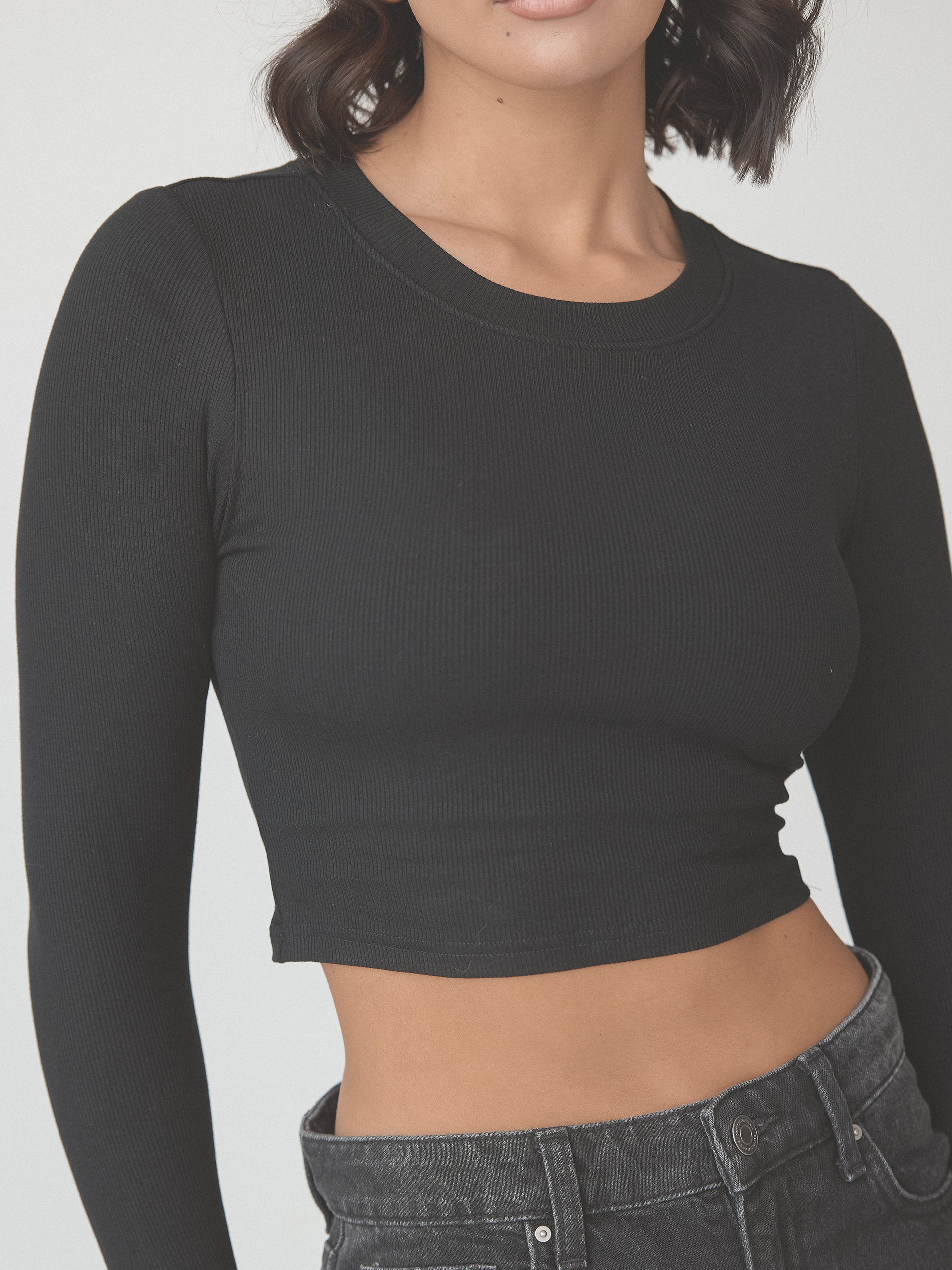 premium rib-knit bra top / cinnamon | rihka