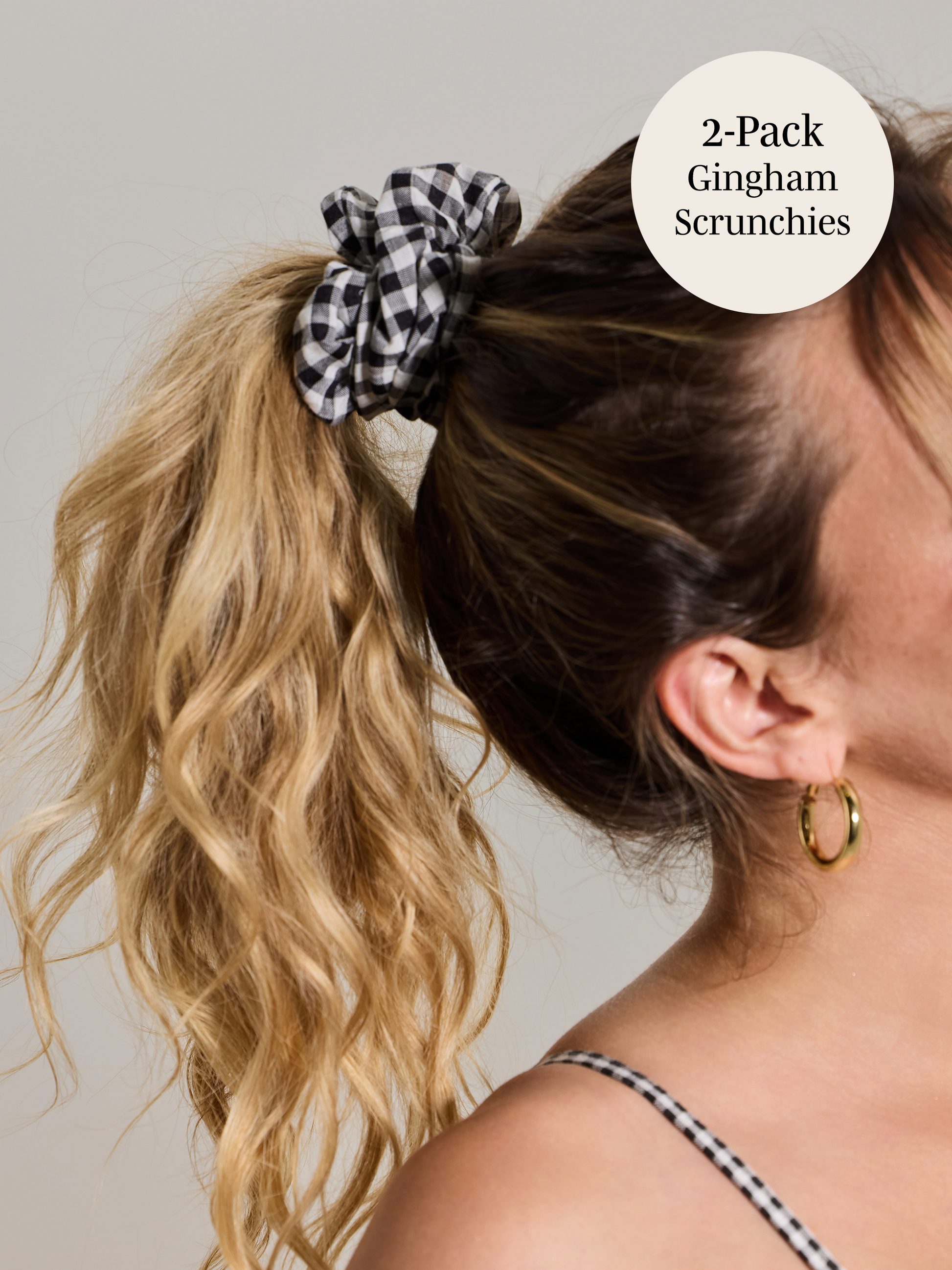 --Black and White Gingham