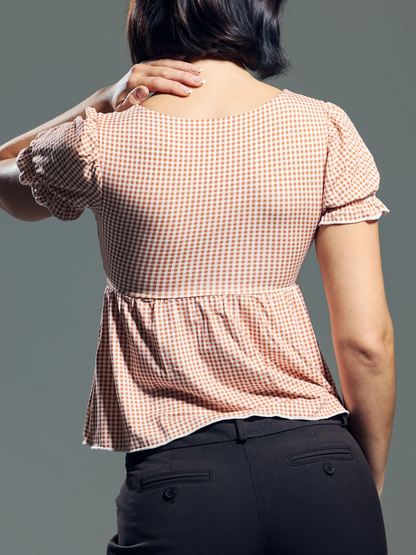 --Spice and White Gingham