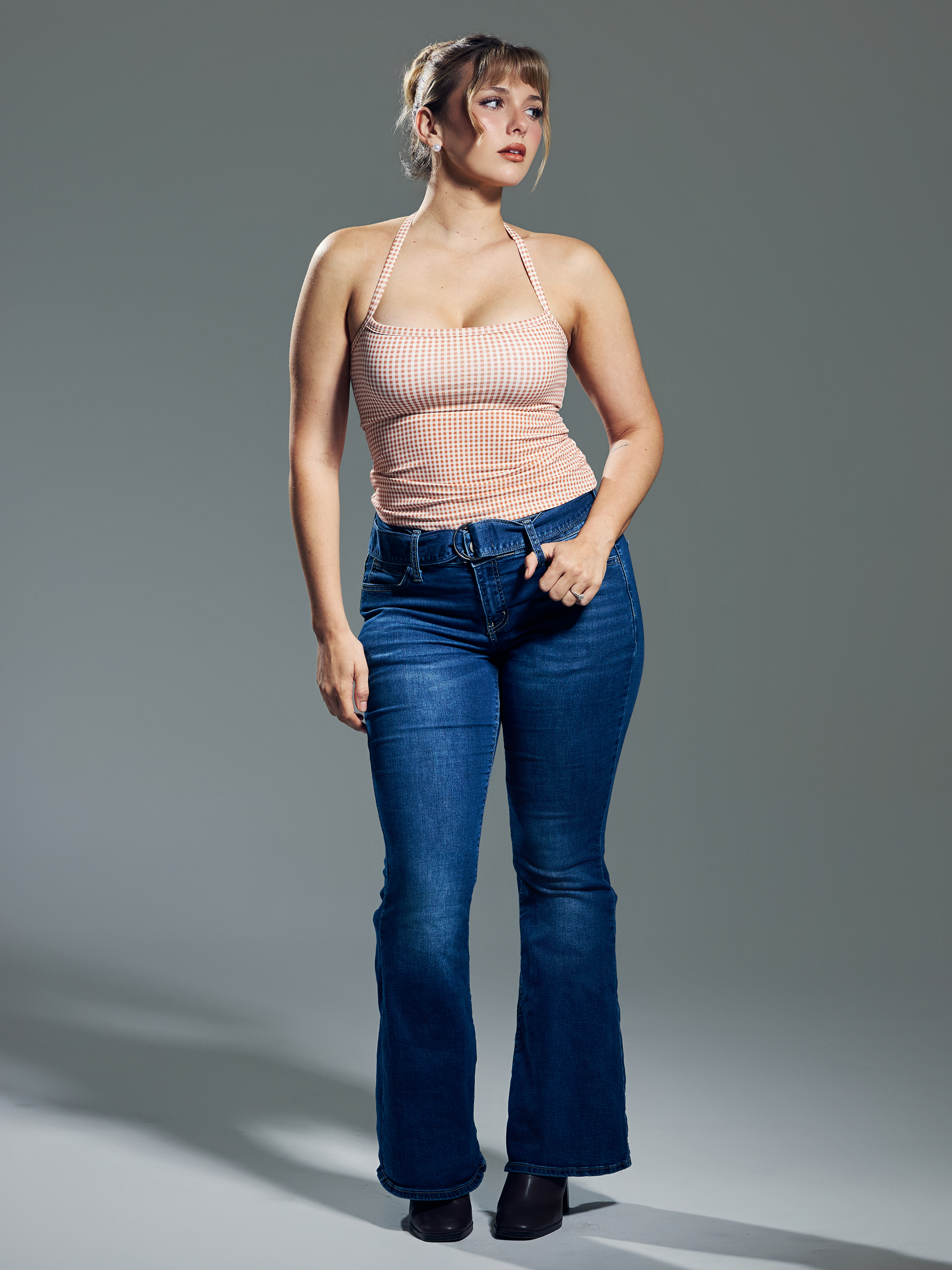 --Spice and White Gingham