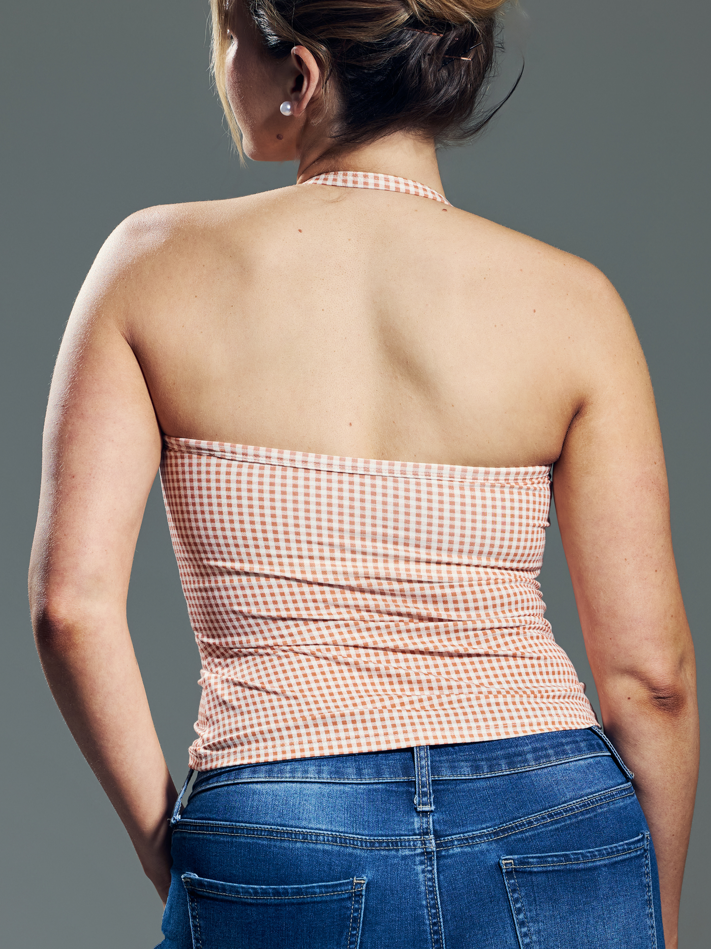 --Spice and White Gingham