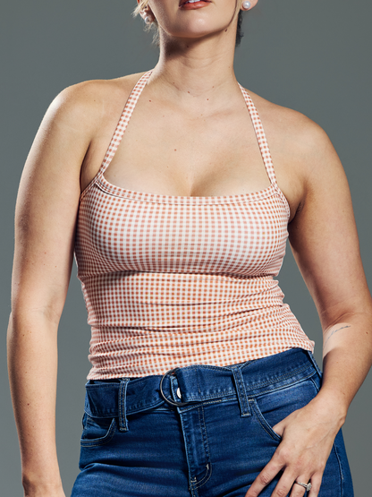 --Spice and White Gingham