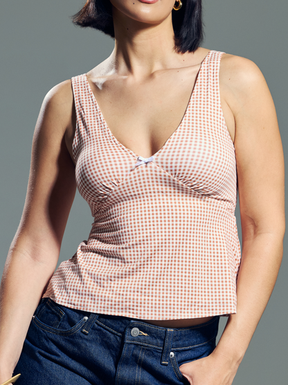 --Spice and White Gingham