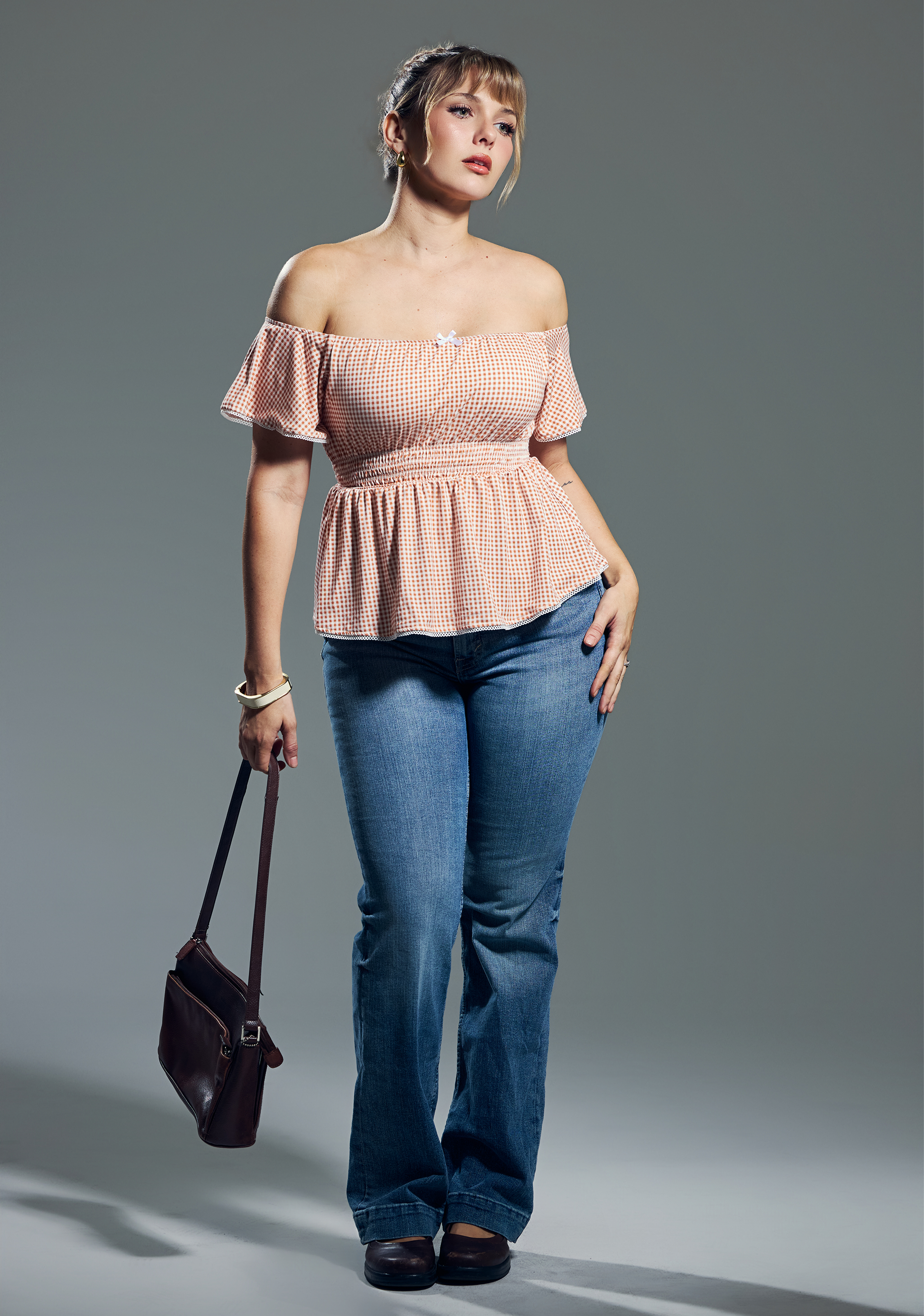 --Spice and White Gingham