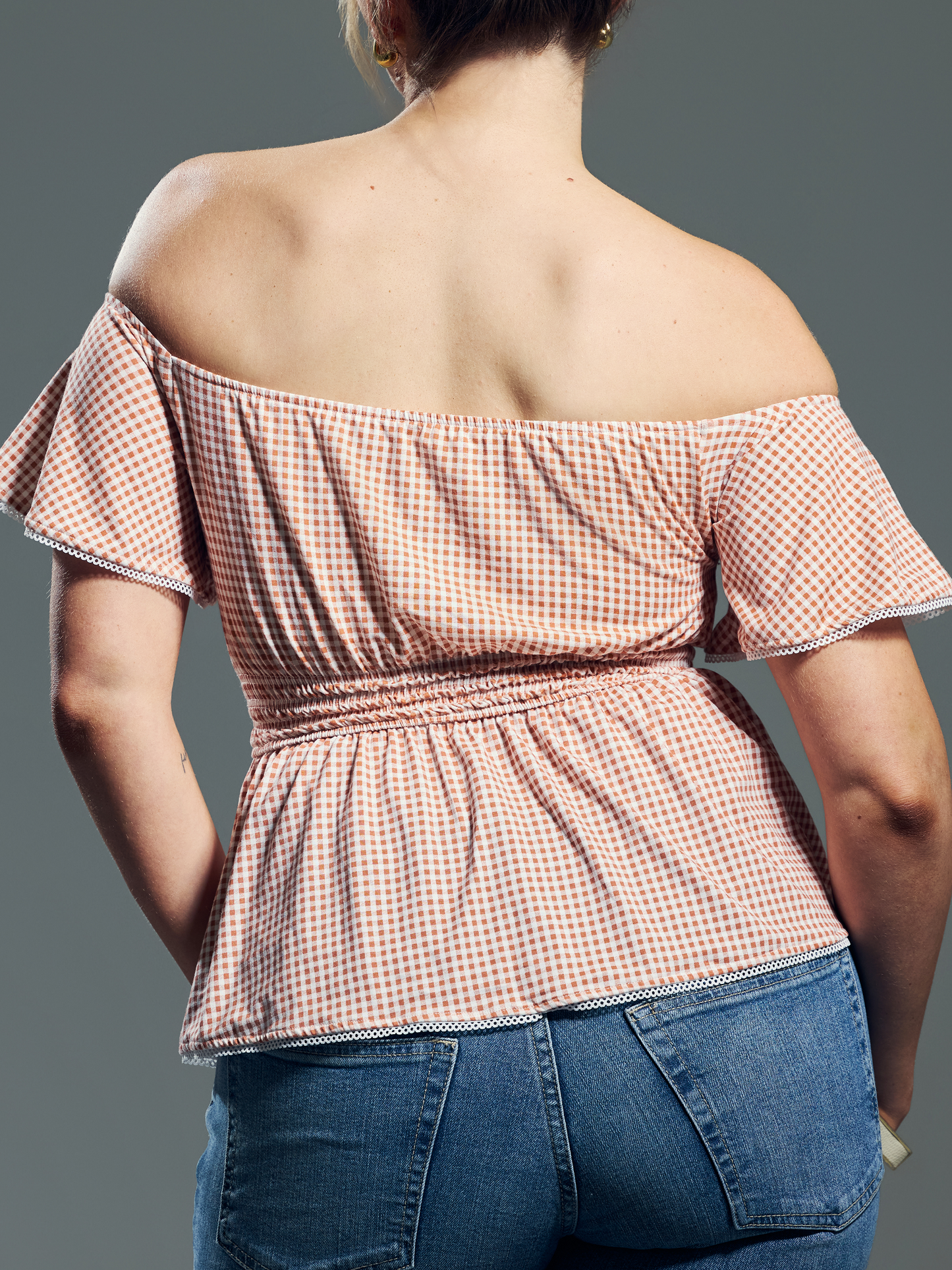 --Spice and White Gingham