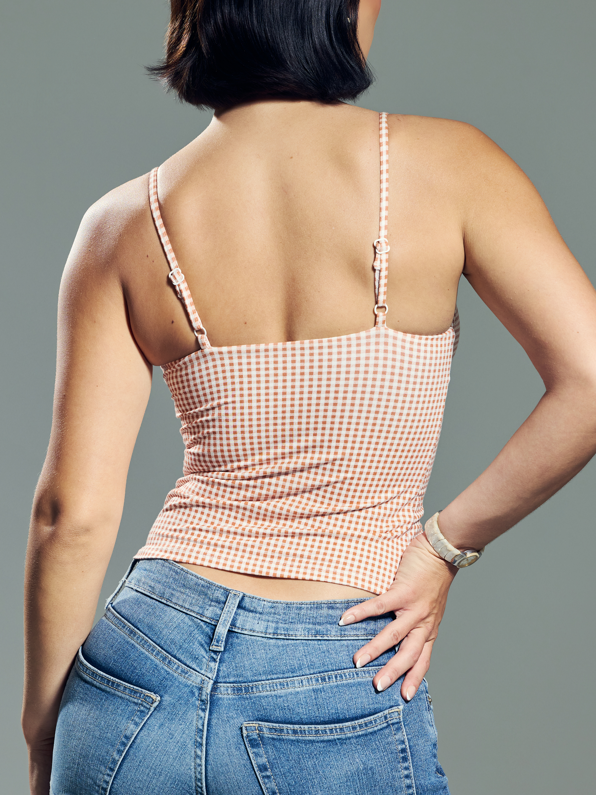 --Spice and White Gingham