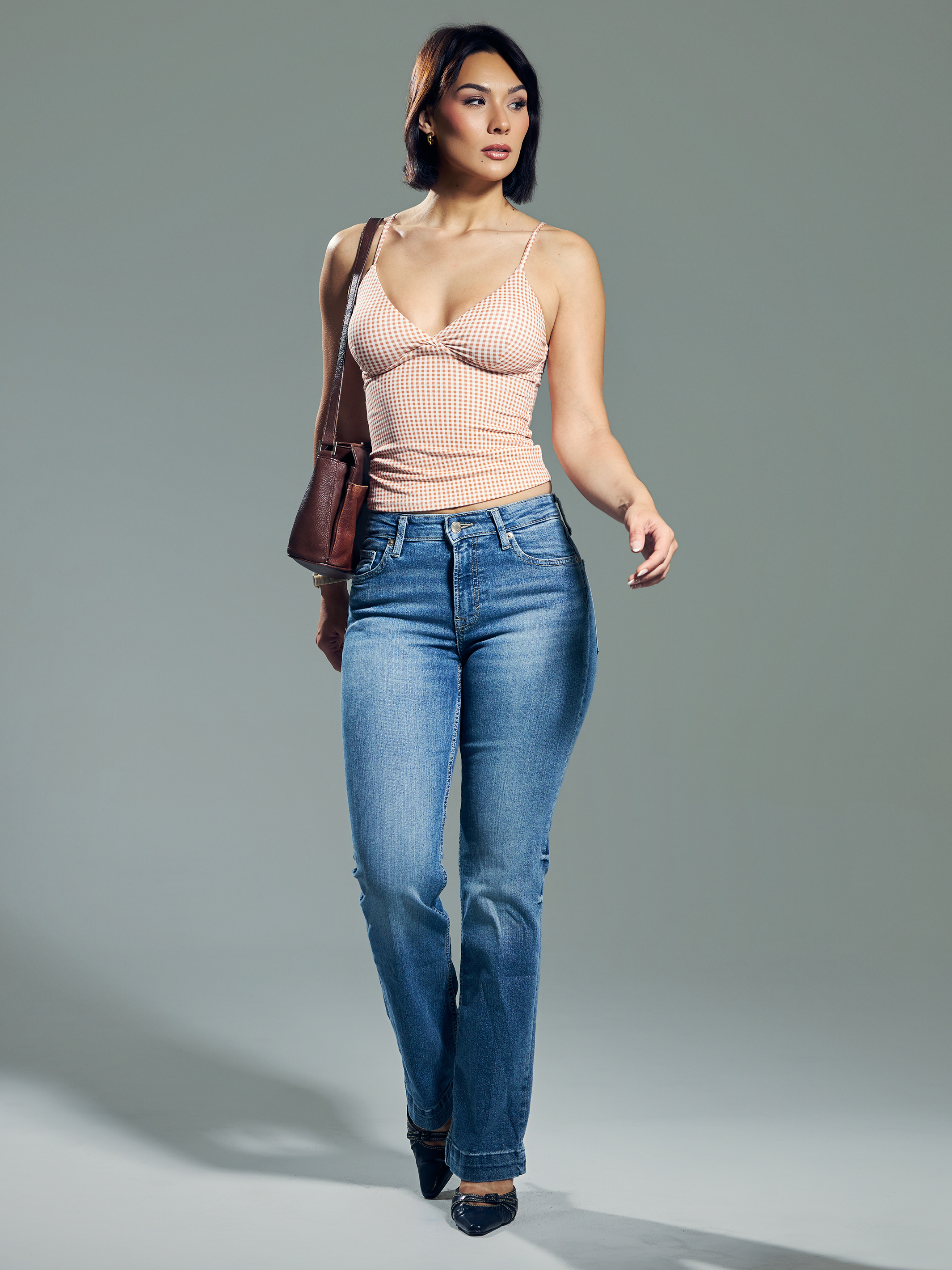 --Spice and White Gingham