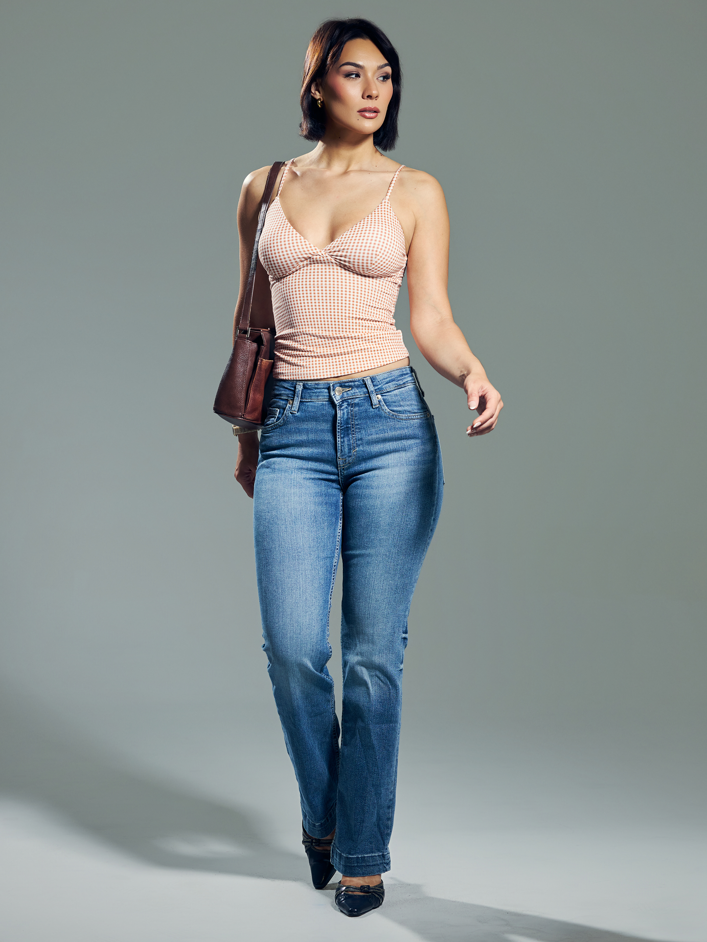 --Spice and White Gingham