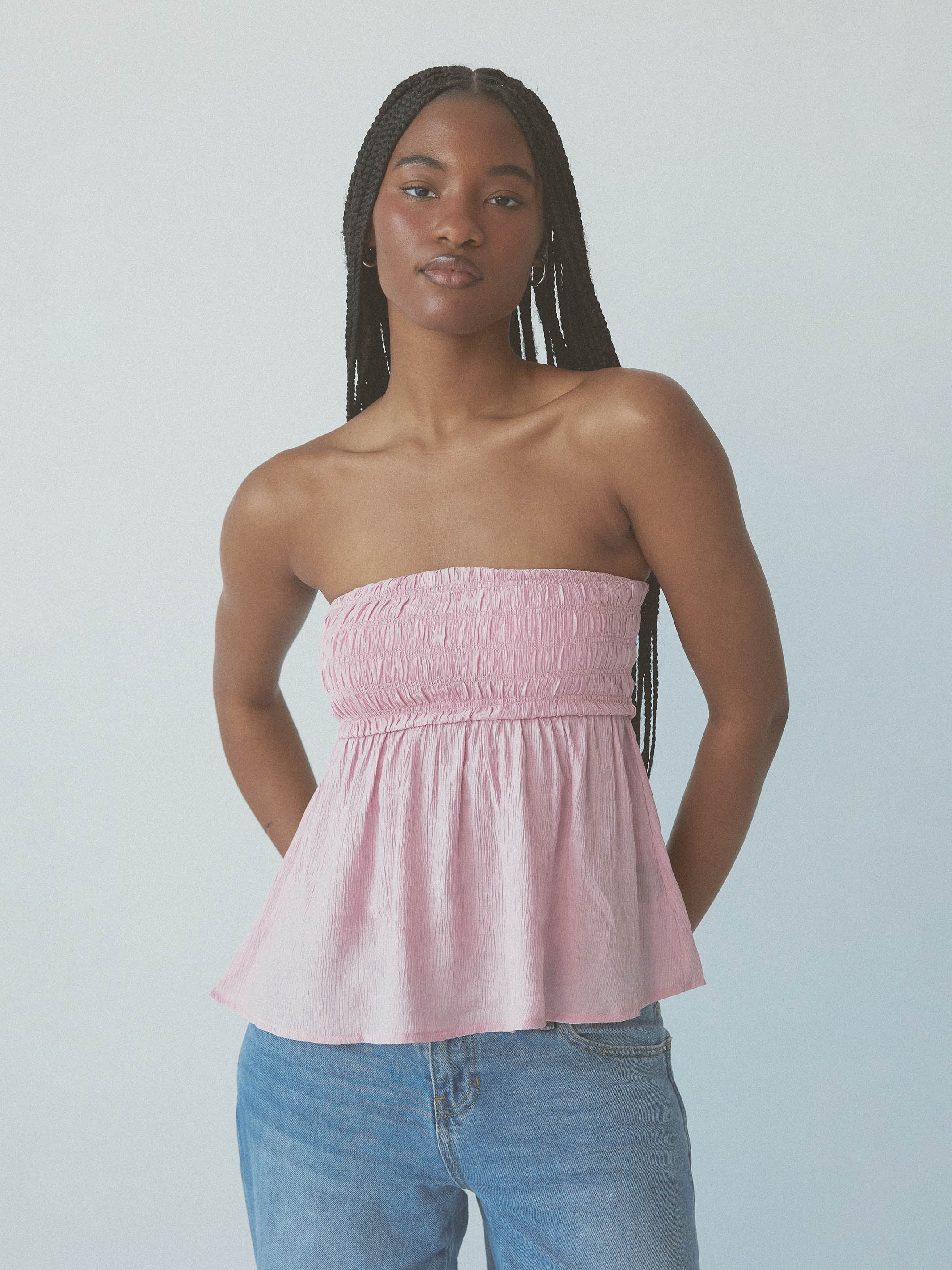 Flowy Tube Top Brami Light Pink / Xs Flowy Tube Top Brami Light Pink / Xs