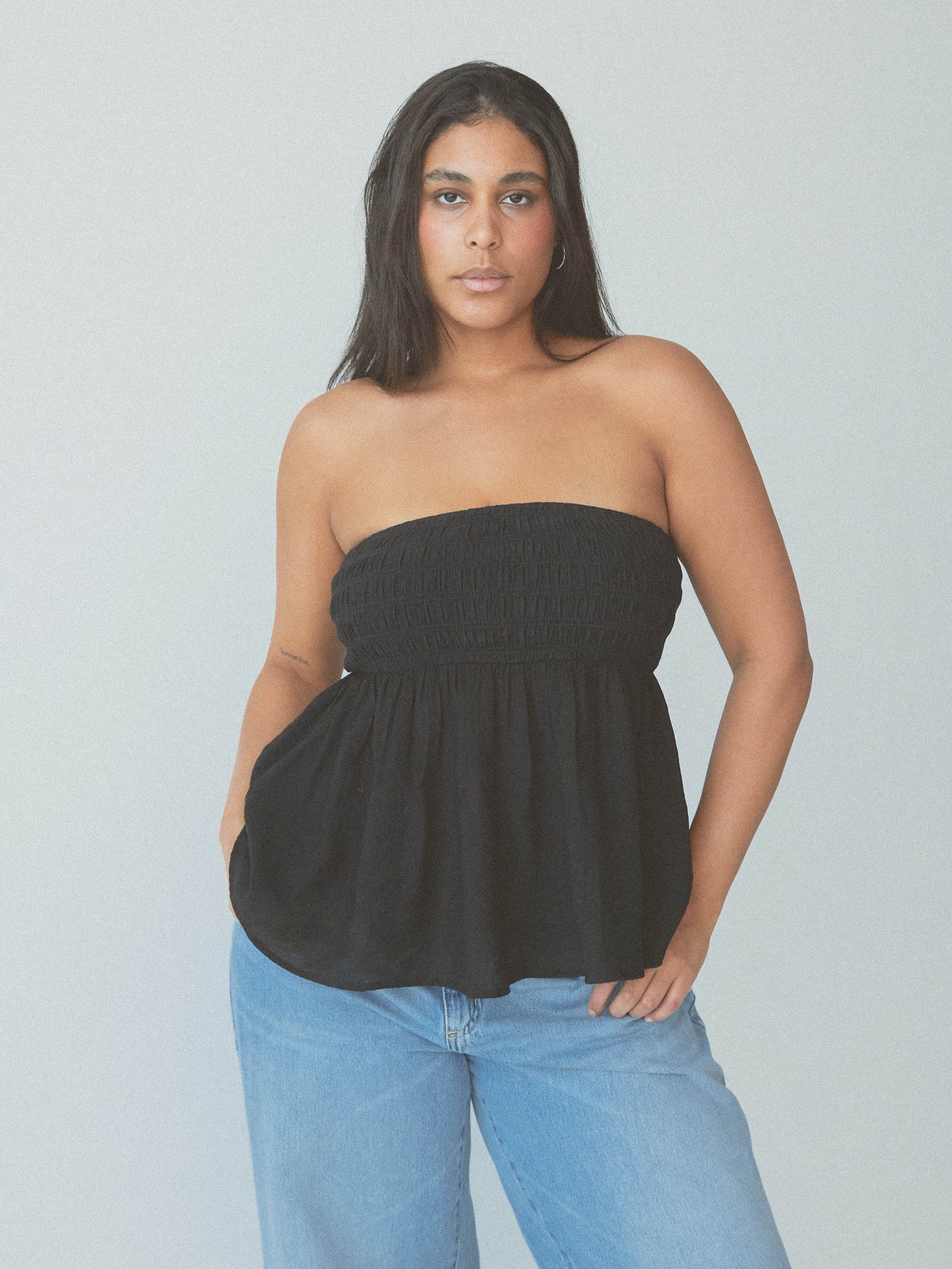 Flowy Tube Top Brami Klassy Network