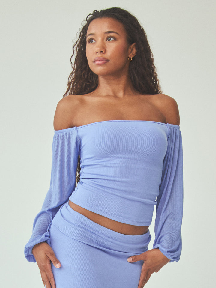 Puff Sleeve Off The Shoulder Brami