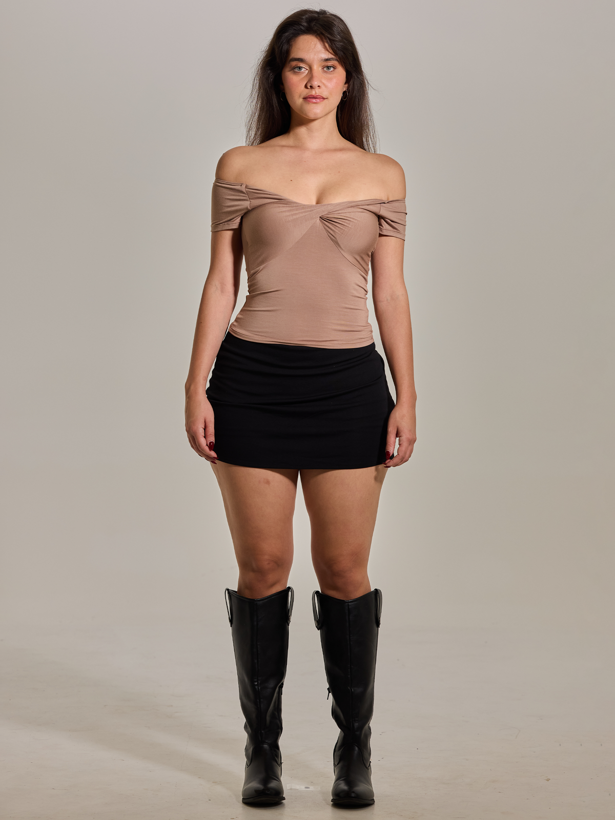 Twist Off The Shoulder Short Sleeve – Klassy Network
