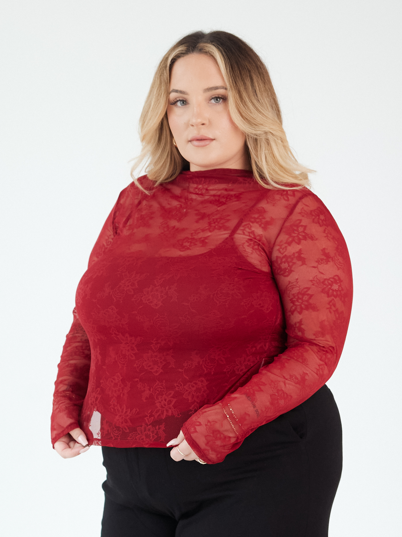 Two Piece Lace Long Sleeve Brami – Klassy Network