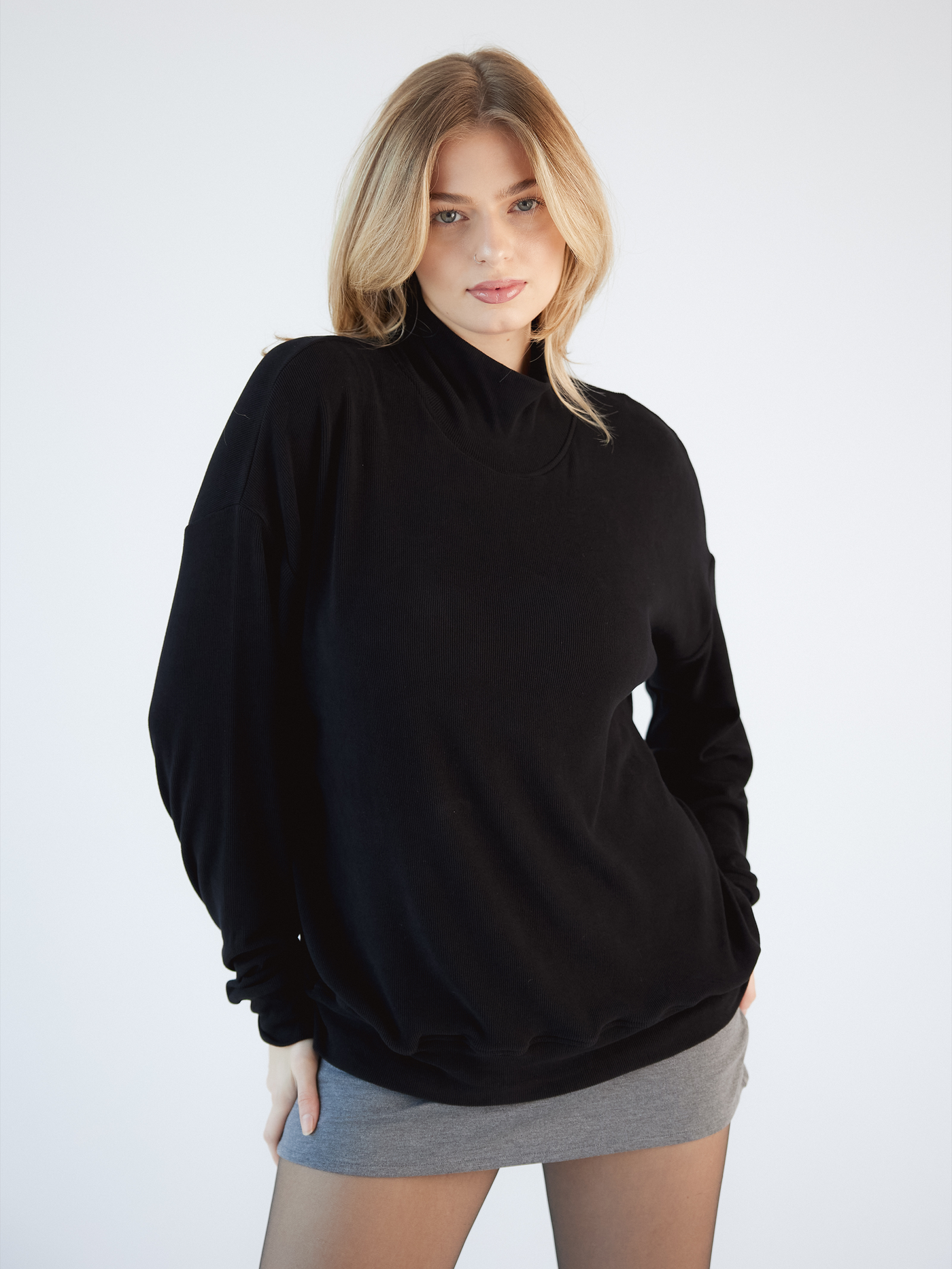 Turtleneck Long Sleeve Brami – Klassy Network