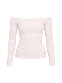 Ribbed Off The Shoulder