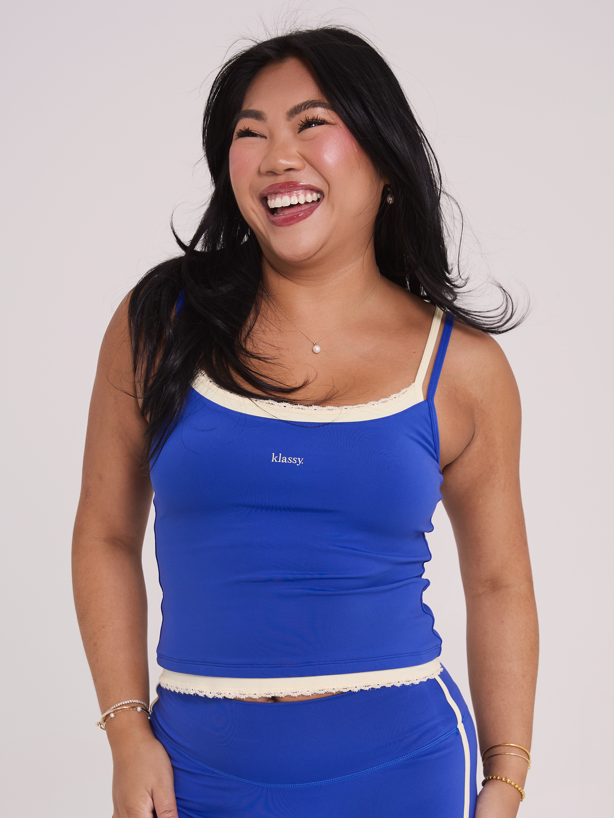 --Cobalt Blue with Butter Yellow Trim
