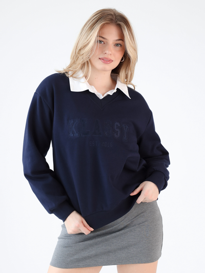 Klassy Varsity Sweater