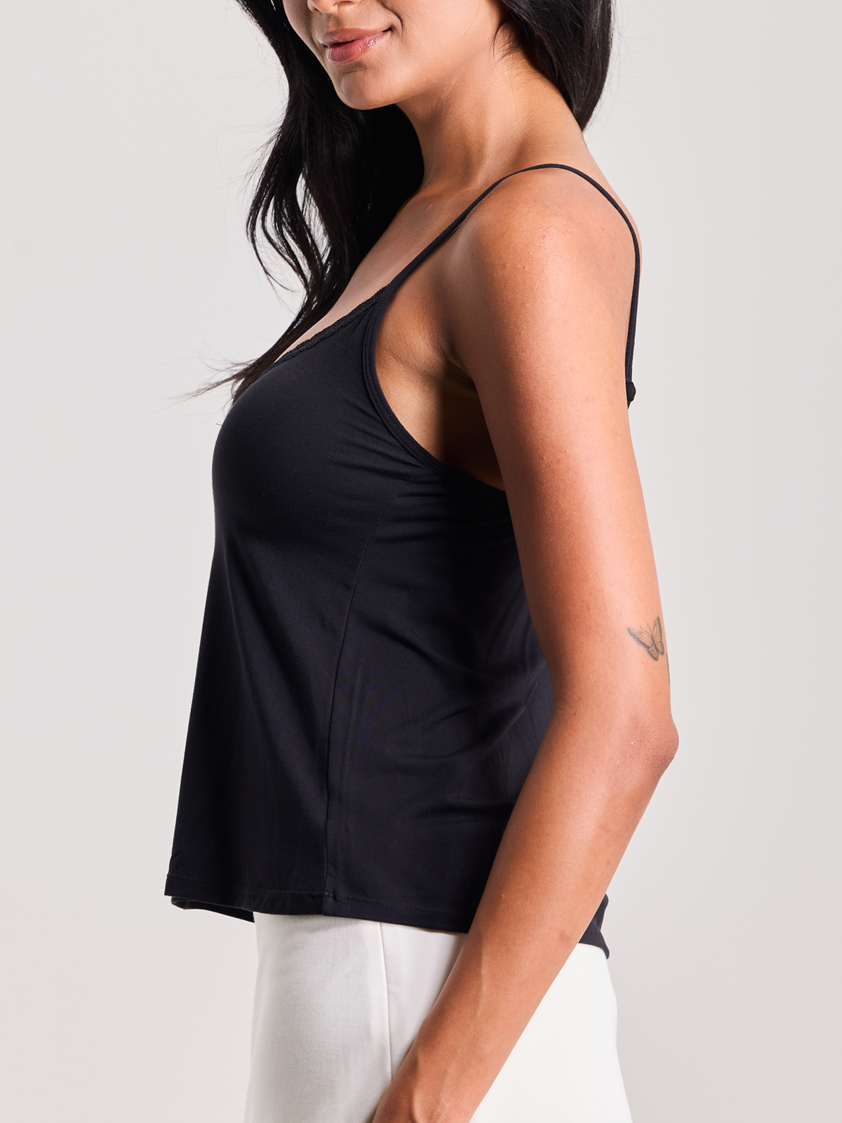 Lace V-Neck Cami – Klassy Network