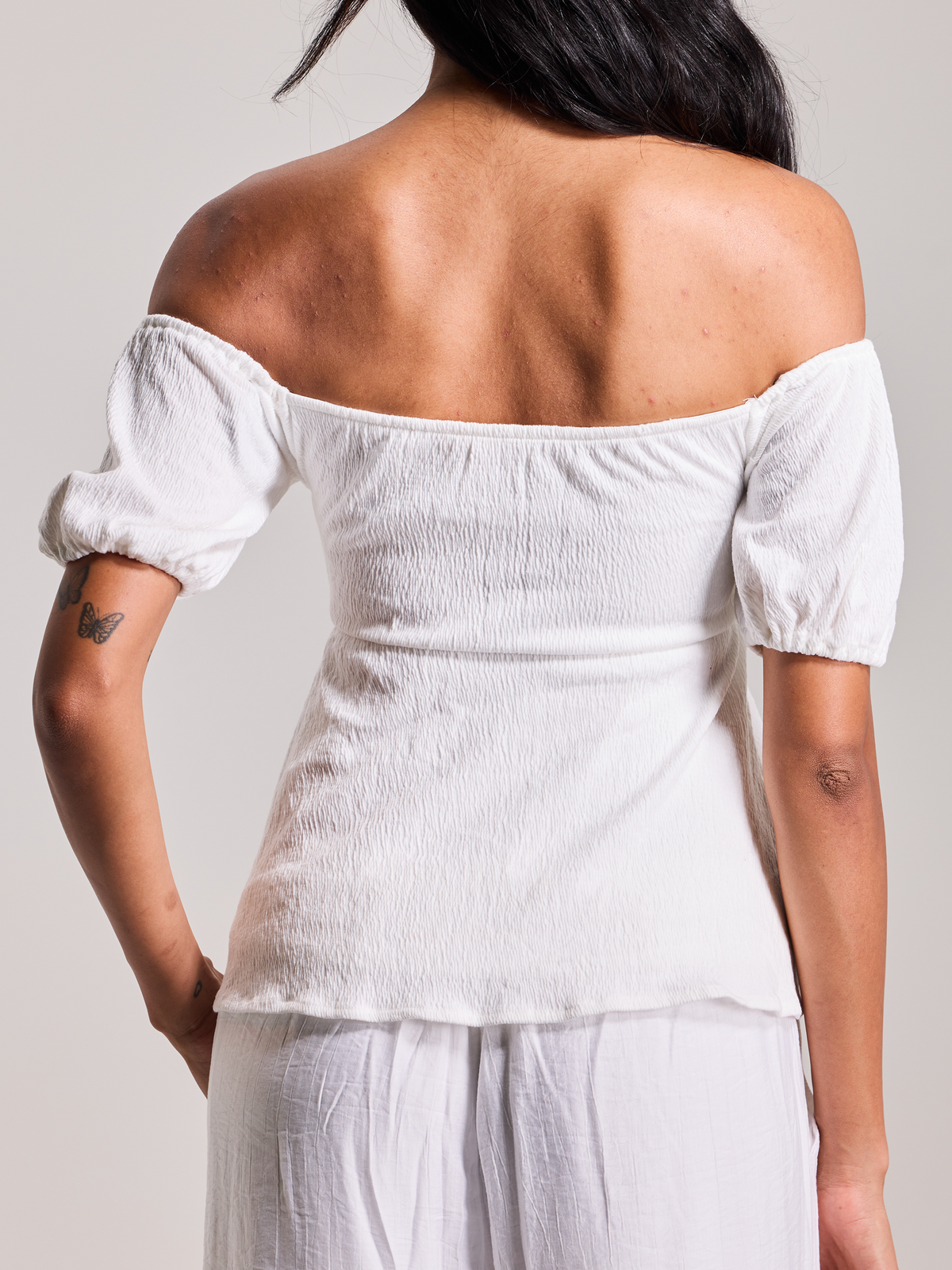 Milkmaid Puff Sleeve Off The Shoulder – Klassy Network