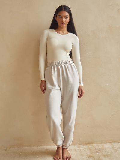 Crew Neck Long Sleeve Bramisuit