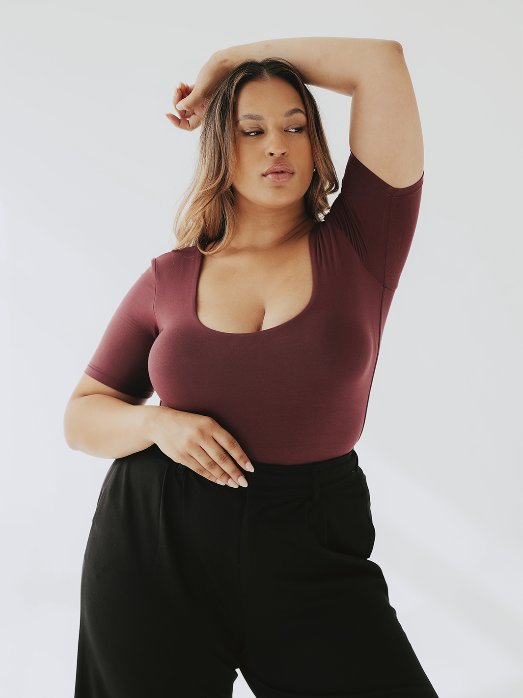 Quarter Sleeve Scoop Bramisuit