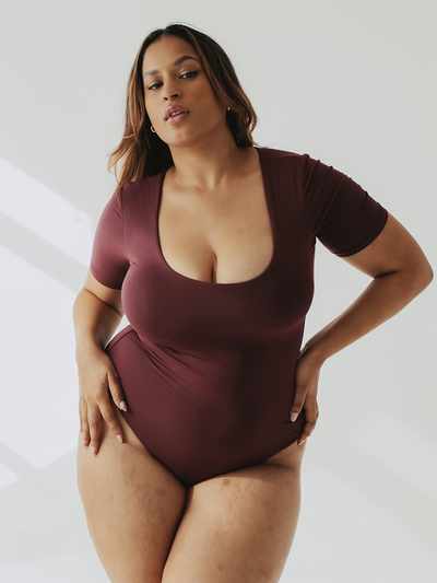 Quarter Sleeve Scoop Bramisuit